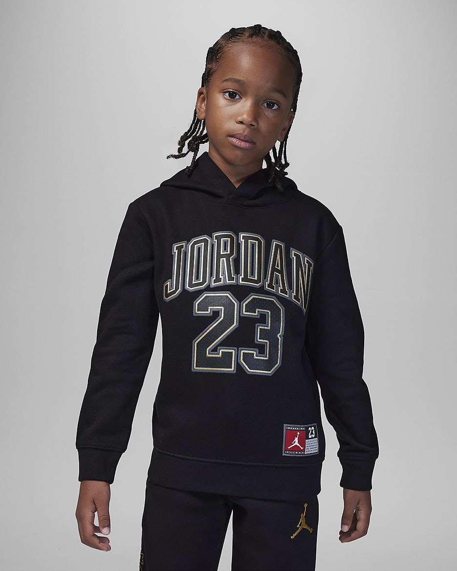 Jordan Fleece Pullover Hoodie Little Kids Hoodie. Nike JP
